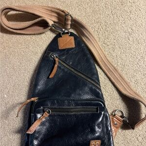 Bed Stu Black Adie, good condition, used but in decent condition, brown strap